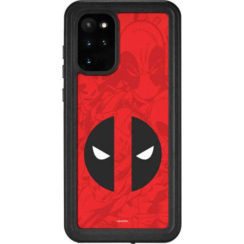 Marvel Deadpool Deadpool Emblem Galaxy S20 Plus Waterproof Case