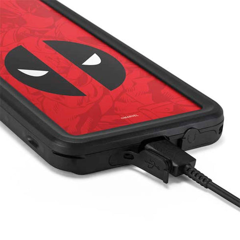 Marvel Deadpool Deadpool Emblem Galaxy S20 Plus Waterproof Case