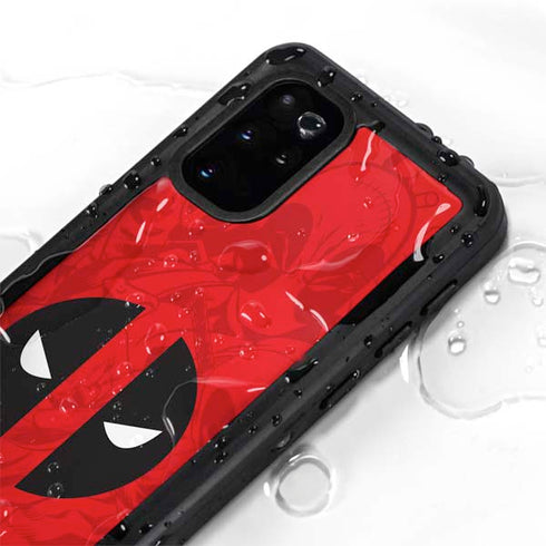 Marvel Deadpool Deadpool Emblem Galaxy S20 Plus Waterproof Case
