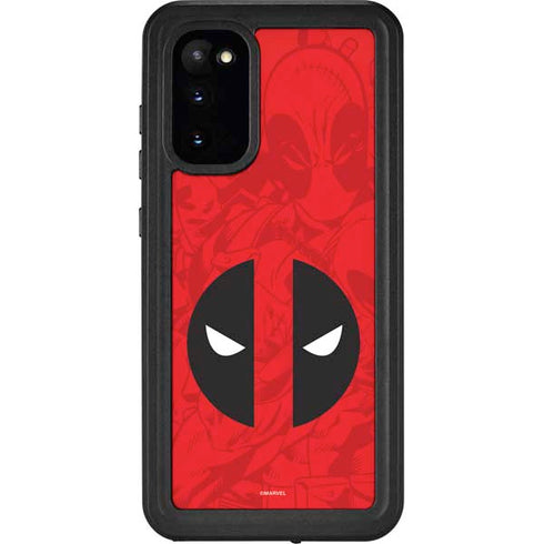 Marvel Deadpool Deadpool Emblem Galaxy S20 Waterproof Case