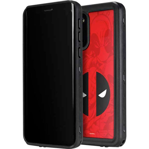Marvel Deadpool Deadpool Emblem Galaxy S20 Waterproof Case