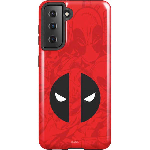 Marvel Deadpool Deadpool Emblem Galaxy S21 5G Pro Case
