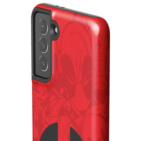 Marvel Deadpool Deadpool Emblem Galaxy S21 5G Pro Case