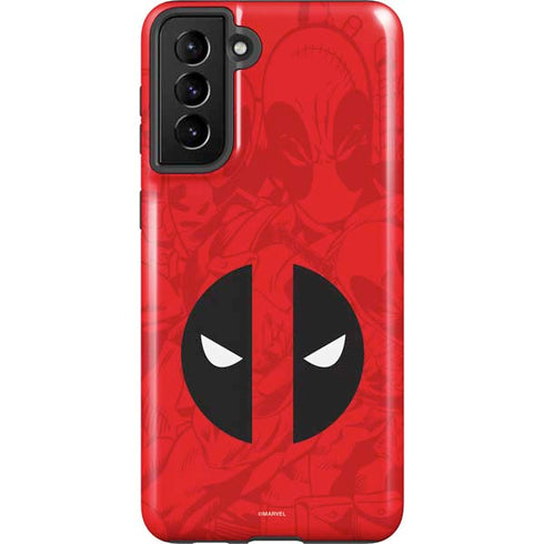 Marvel Deadpool Deadpool Emblem Galaxy S21 Plus 5G Pro Case