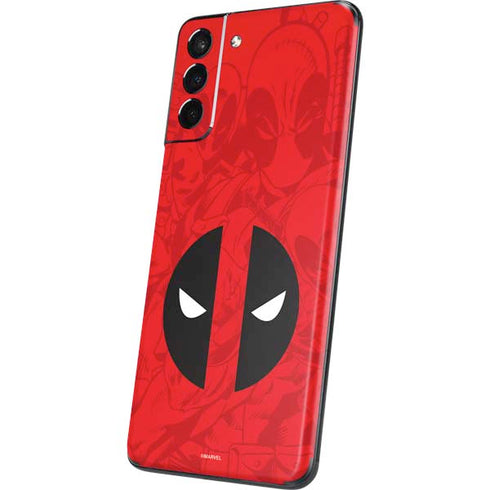 Marvel Deadpool Deadpool Emblem Galaxy S21 Plus 5G Skin