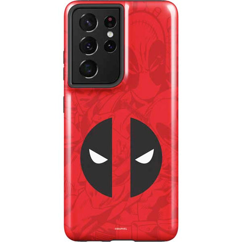 Marvel Deadpool Deadpool Emblem Galaxy S21 Ultra 5G Pro Case