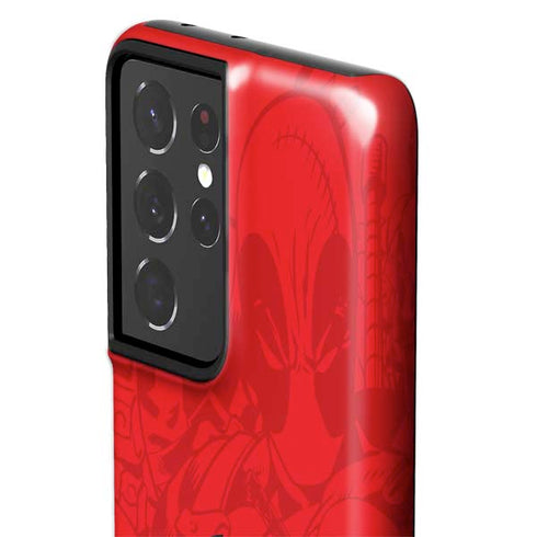 Marvel Deadpool Deadpool Emblem Galaxy S21 Ultra 5G Pro Case