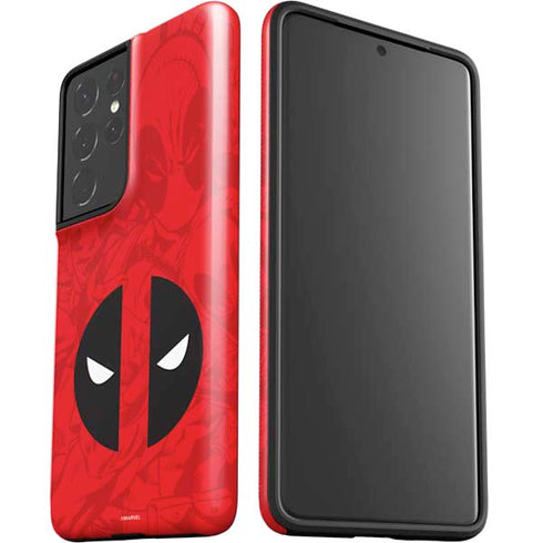 Marvel Deadpool Deadpool Emblem Galaxy S21 Ultra 5G Pro Case