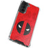 Marvel Deadpool Deadpool Emblem Galaxy S22 Clear Case