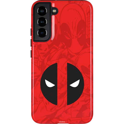 Marvel Deadpool Deadpool Emblem Galaxy S22 Plus Pro Case