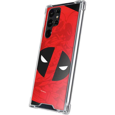 Marvel Deadpool Deadpool Emblem Galaxy S22 Ultra Clear Case