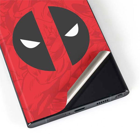 Marvel Deadpool Deadpool Emblem Galaxy S22 Ultra Skin