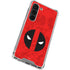Marvel Deadpool Deadpool Emblem Galaxy S23 Clear Case