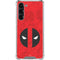 Marvel Deadpool Deadpool Emblem Galaxy S23 Plus Clear Case