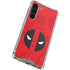 Marvel Deadpool Deadpool Emblem Galaxy S23 Plus Clear Case