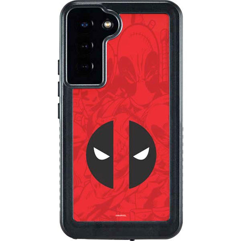 Marvel Deadpool Deadpool Emblem Galaxy S23 Plus Waterproof Case