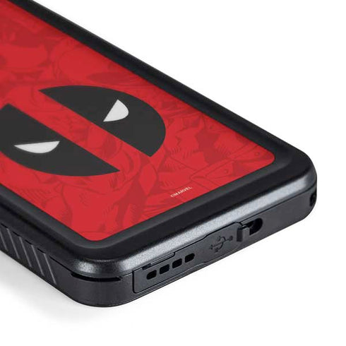 Marvel Deadpool Deadpool Emblem Galaxy S23 Plus Waterproof Case
