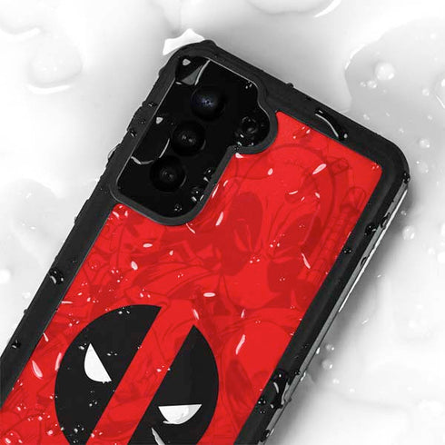 Marvel Deadpool Deadpool Emblem Galaxy S23 Plus Waterproof Case