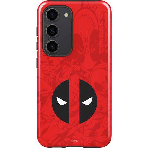 Marvel Deadpool Deadpool Emblem Galaxy S23 Pro Case