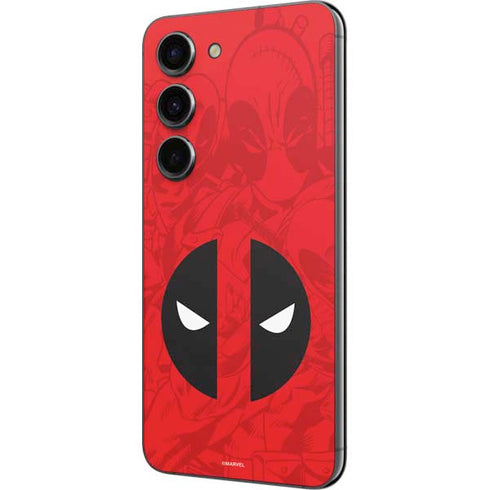 Marvel Deadpool Deadpool Emblem Galaxy S23 Skin