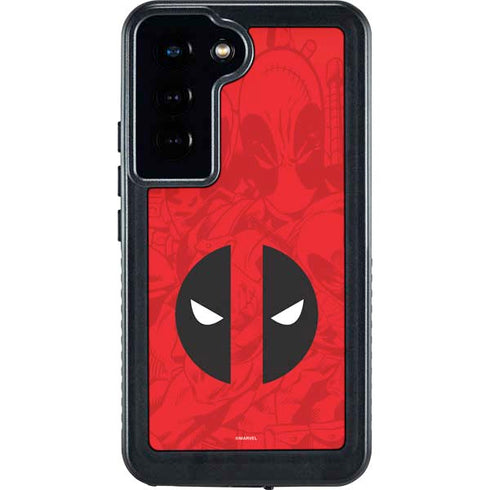 Marvel Deadpool Deadpool Emblem Galaxy S23 Waterproof Case