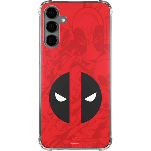 Marvel Deadpool Deadpool Emblem Galaxy S24 Plus Clear Case