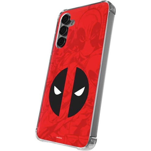 Marvel Deadpool Deadpool Emblem Galaxy S24 Plus Clear Case