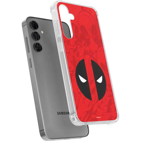Marvel Deadpool Deadpool Emblem Galaxy S24 Plus Clear Case
