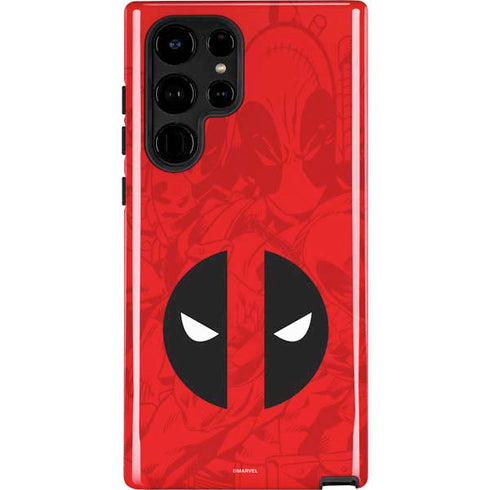 Marvel Deadpool Deadpool Emblem Galaxy S24 Ultra Impact Case