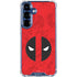 Marvel Deadpool Deadpool Emblem Galaxy S25 FE Clear Case