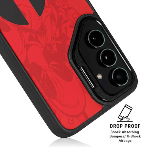 Marvel Deadpool Deadpool Emblem Galaxy S25 Kickstand Case
