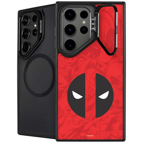 Marvel Deadpool Deadpool Emblem Galaxy S25 Ultra Kickstand Case