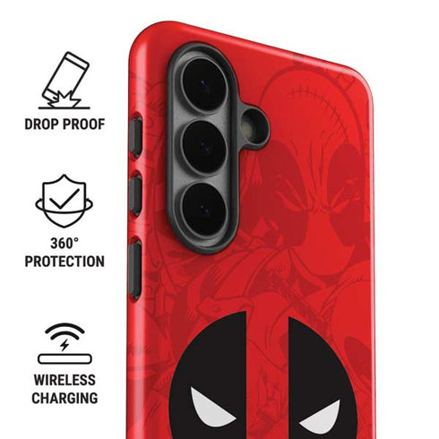 Marvel Deadpool Deadpool Emblem Galaxy S26 Impact Case