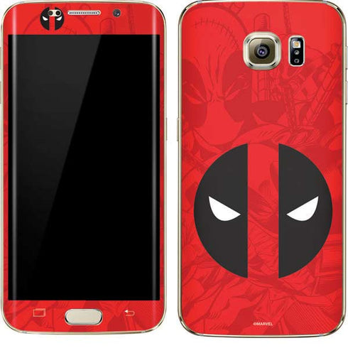 Marvel Deadpool Deadpool Emblem Galaxy S7 Edge Skin