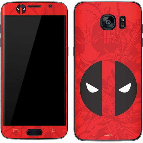 Marvel Deadpool Deadpool Emblem Galaxy S7 Skin