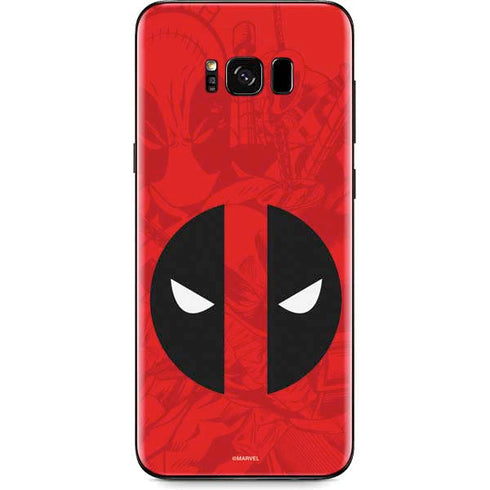 Marvel Deadpool Deadpool Emblem Galaxy S8 Plus Skin