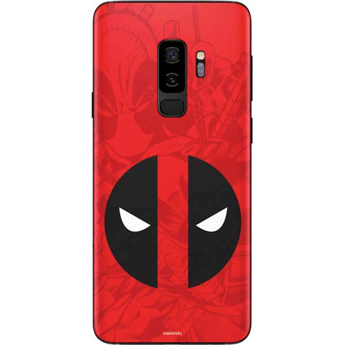 Marvel Deadpool Deadpool Emblem Galaxy S9 Plus Skin
