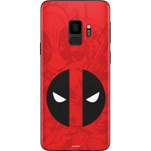 Marvel Deadpool Deadpool Emblem Galaxy S9 Skin