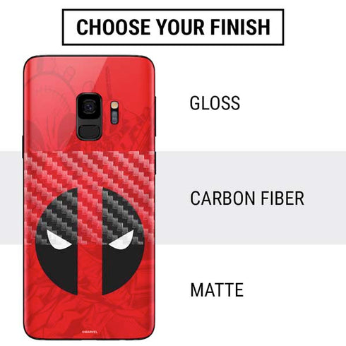 Marvel Deadpool Deadpool Emblem Galaxy S9 Skin