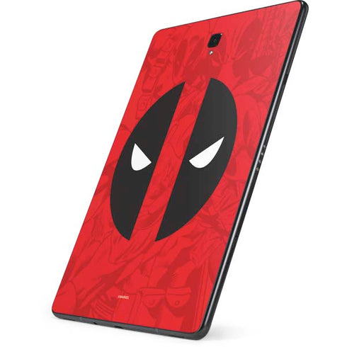 Marvel Deadpool Deadpool Emblem Samsung Galaxy Tab Skin