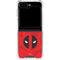 Marvel Deadpool Deadpool Emblem Galaxy Z Flip5 5G Clear Case