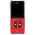 Marvel Deadpool Deadpool Emblem Galaxy Z Flip5 5G Clear Case