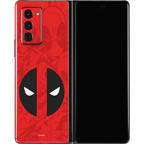 Marvel Deadpool Deadpool Emblem Galaxy Z Fold2 5G Skin
