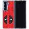 Marvel Deadpool Deadpool Emblem Galaxy Z Fold6 Clear Case