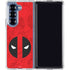 Marvel Deadpool Deadpool Emblem Galaxy Z Fold6 Clear Case