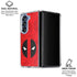 Marvel Deadpool Deadpool Emblem Galaxy Z Fold7 Clear Case