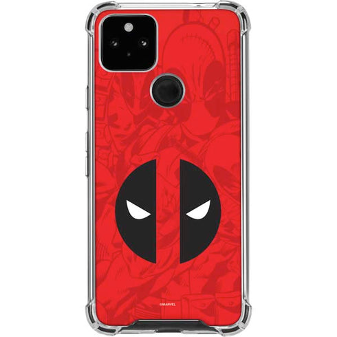 Marvel Deadpool Deadpool Emblem Google Pixel 4a 5G Clear Case