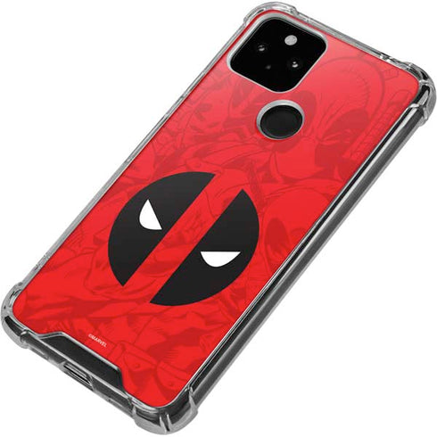 Marvel Deadpool Deadpool Emblem Google Pixel 4a 5G Clear Case