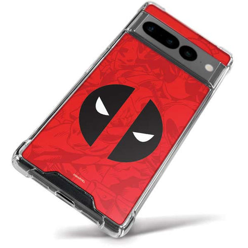 Marvel Deadpool Deadpool Emblem Google Pixel 7 Pro Clear Case