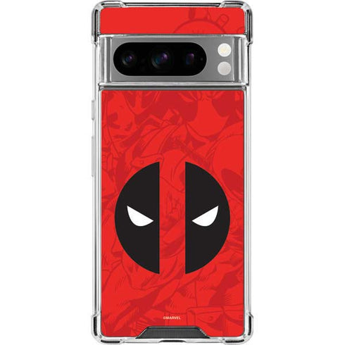 Marvel Deadpool Deadpool Emblem Google Pixel 8 Pro Clear Case